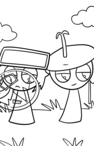 Desenho de Sprunki Desenho Colorir Imprimir 01