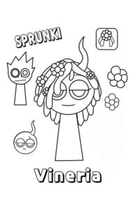 Desenho de Sprunki Desenho Colorir Imprimir 04