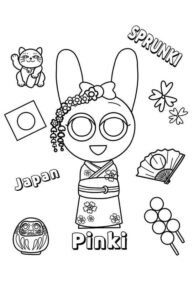 Desenho de Sprunki Desenho Colorir Imprimir 05