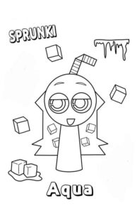 Desenho de Sprunki Desenho Colorir Imprimir 06