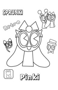 Desenho de Sprunki Desenho Colorir Imprimir 07