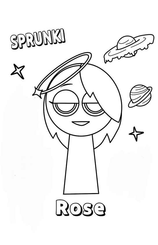 Desenho de Sprunki Desenho Colorir Imprimir 10