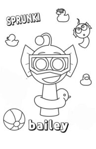 Desenho de Sprunki Desenho Colorir Imprimir 11