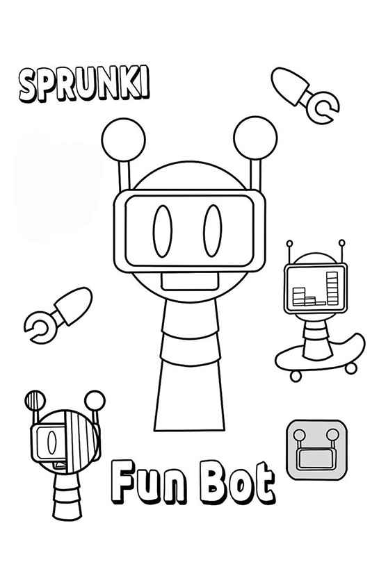 Desenho de Sprunki Desenho Colorir Imprimir 12
