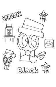 Desenho de Sprunki Desenho Colorir Imprimir 15