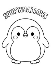 Desenho de Squishmallow Desenho Colorir Imprimir 04