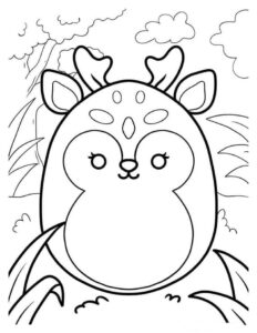 Desenho de Squishmallow Desenho Colorir Imprimir 06