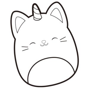 Desenho de Squishmallow Desenho Colorir Imprimir 09