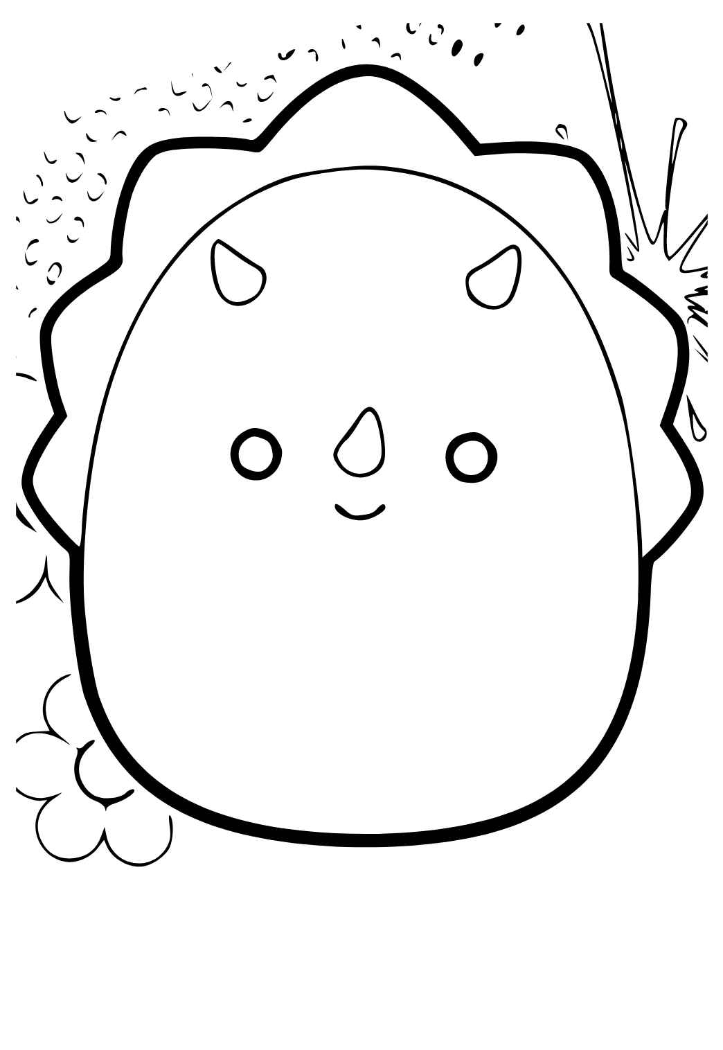 Desenho de Squishmallow Desenho Colorir Imprimir 12