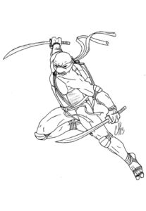 Desenho de Tartarugas Ninja Desenho Colorir Imprimir 11