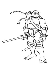 Desenho de Tartarugas Ninja Desenho Colorir Imprimir 20