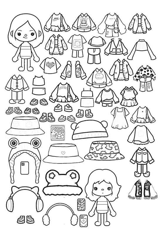 Desenho de Toca Boca World Desenho Colorir Imprimir 06