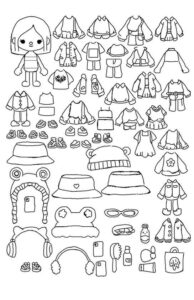 Desenho de Toca Boca World Desenho Colorir Imprimir 07