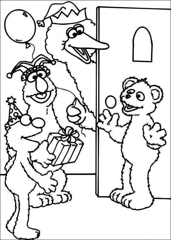 Desenho de Vila Sésamo Desenho Colorir Imprimir 06