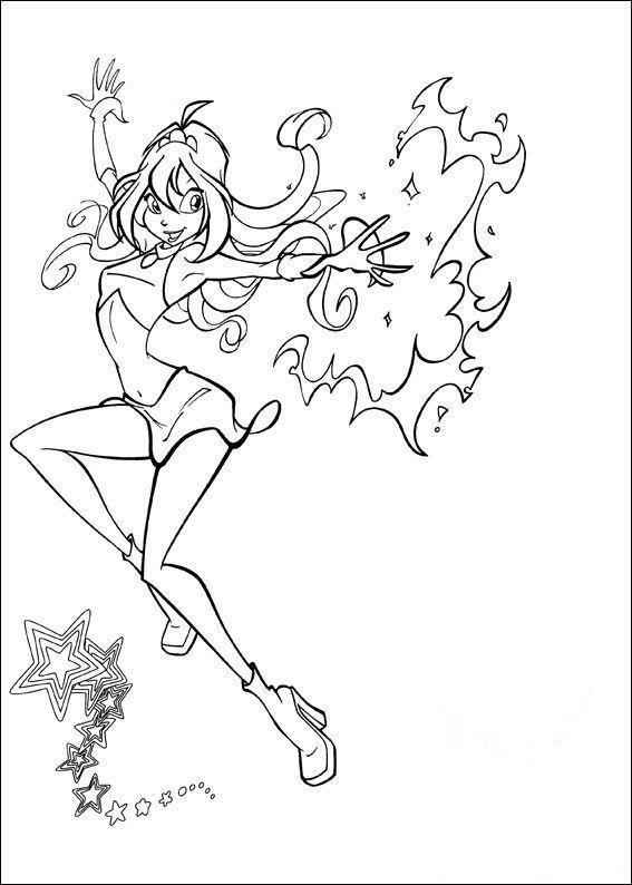 Desenho de Winx Club Desenho Colorir Imprimir 06