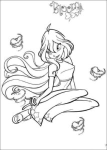 Desenho de Winx Club Desenho Colorir Imprimir 08