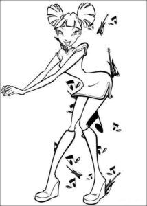 Desenho de Winx Club Desenho Colorir Imprimir 10