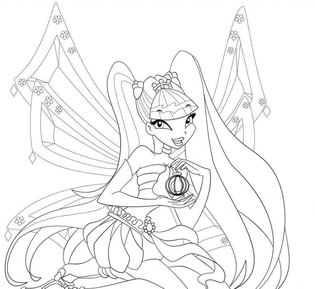Desenho de Winx Club Desenho Colorir Imprimir 16