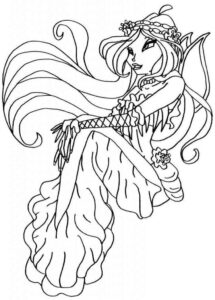 Desenho de Winx Club Desenho Colorir Imprimir 20