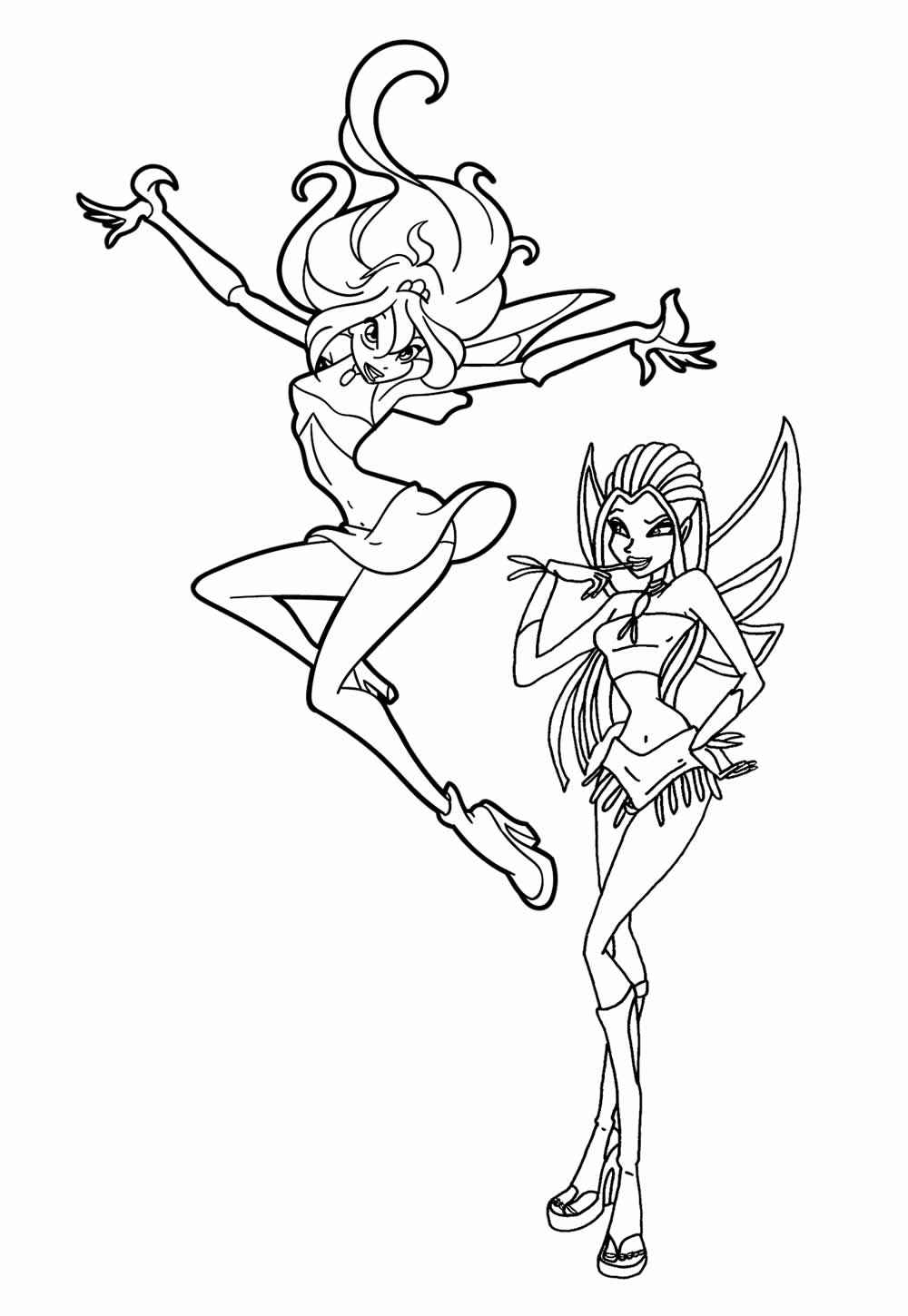 Desenho de Winx Club Desenho Colorir Imprimir 27