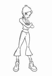 Desenho de Winx Club Desenho Colorir Imprimir 28