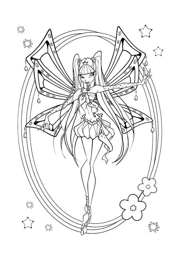 Desenho de Winx Club Desenho Colorir Imprimir 38