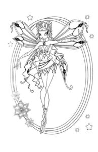 Desenho de Winx Club Desenho Colorir Imprimir 39
