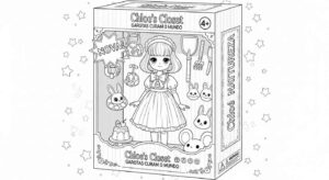 Desenho de Boneca Desenho Colorir Imprimir 05