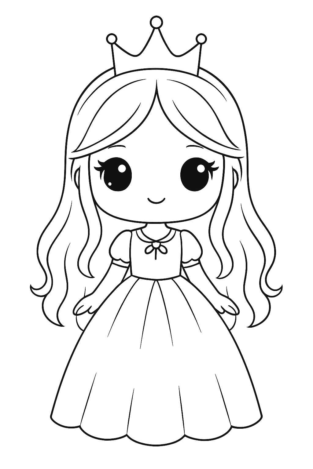 Desenho de Boneca Desenho Colorir Imprimir 14