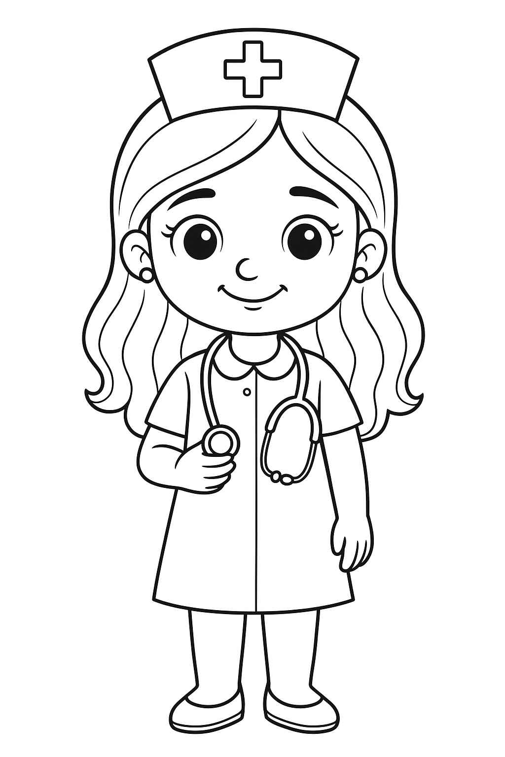 Desenho de Boneca Desenho Colorir Imprimir 20