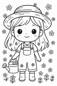 Desenho de Boneca Desenho Colorir Imprimir 22