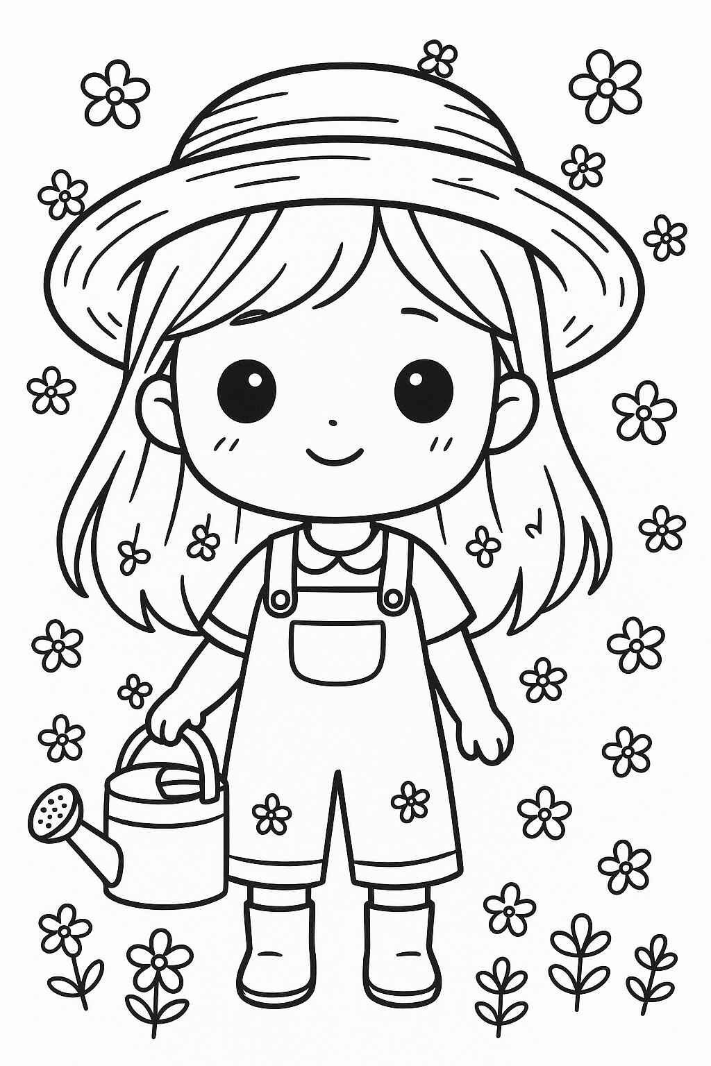 Desenho de Boneca Desenho Colorir Imprimir 22