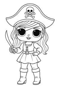 Desenho de Boneca Desenho Colorir Imprimir 23