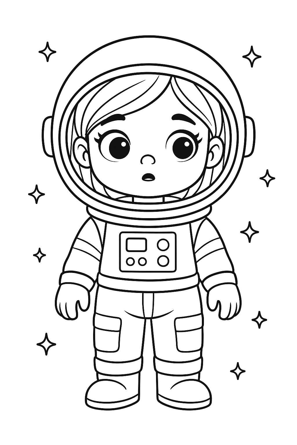 Desenho de Boneca Desenho Colorir Imprimir 24