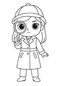 Desenho de Boneca Desenho Colorir Imprimir 27