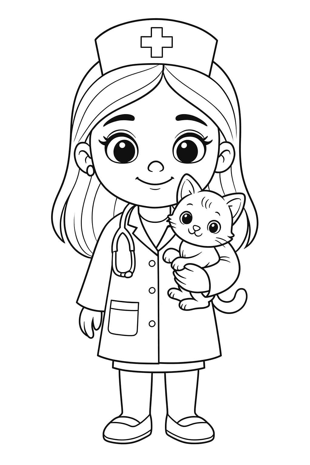 Desenho de Boneca Desenho Colorir Imprimir 28