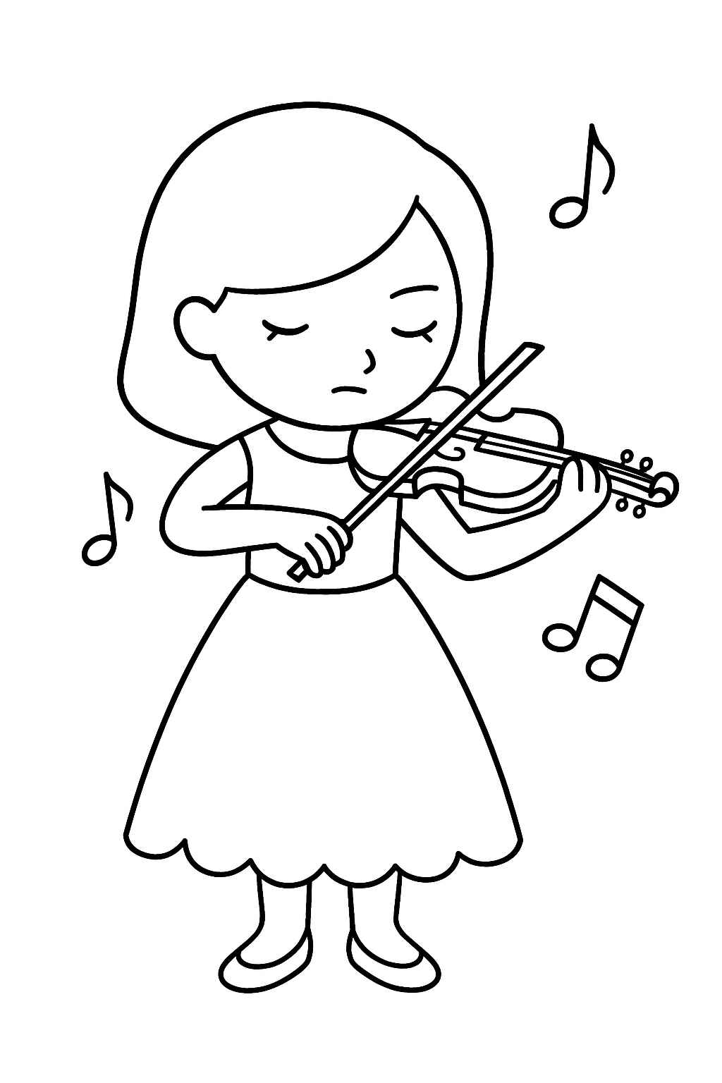 Desenho de Boneca Desenho Colorir Imprimir 29