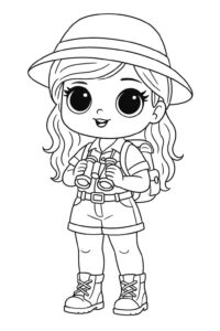 Desenho de Boneca Desenho Colorir Imprimir 31