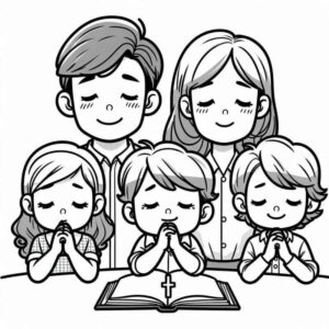 Desenho de Familia Desenho Colorir Imprimir 09