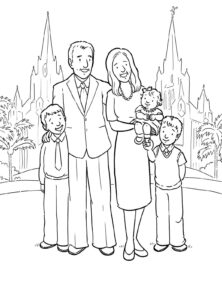Desenho de Familia Desenho Colorir Imprimir 11
