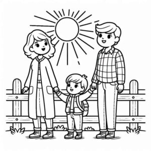 Desenho de Familia Desenho Colorir Imprimir 25