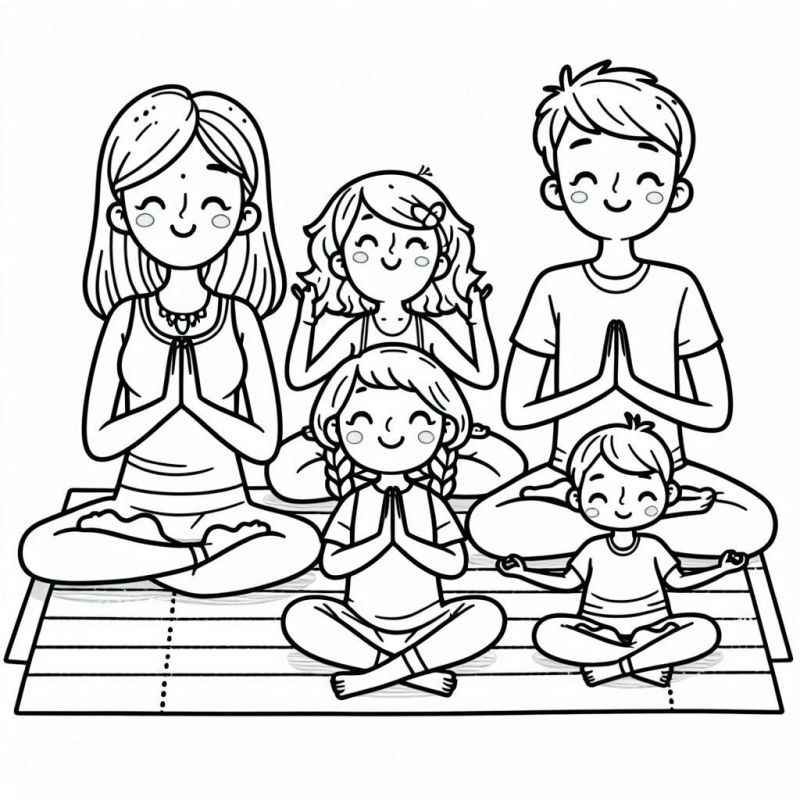 Desenho de Familia Desenho Colorir Imprimir 28