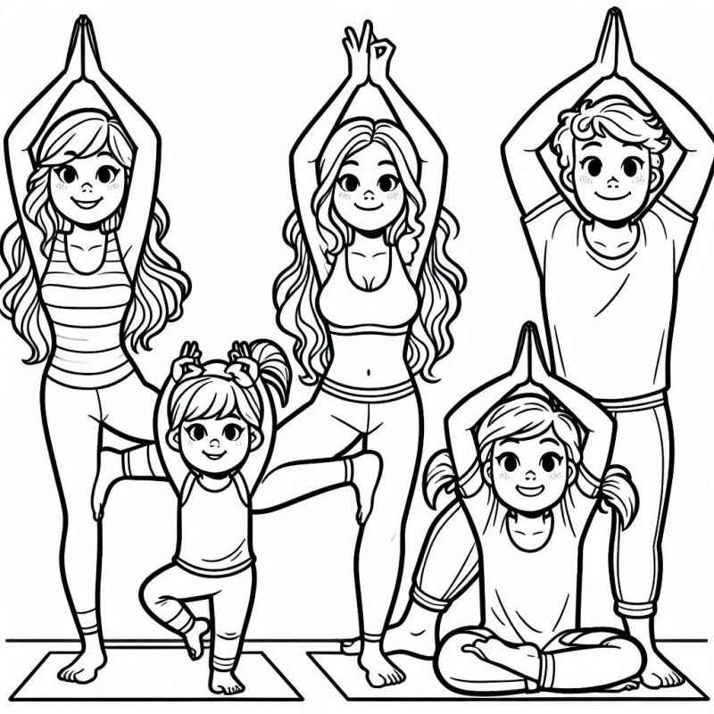 Desenho de Familia Desenho Colorir Imprimir 35