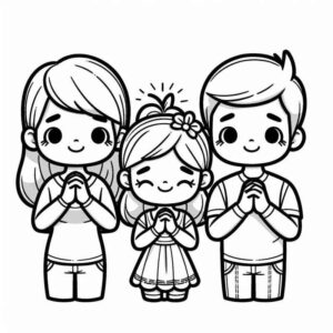 Desenho de Familia Desenho Colorir Imprimir 36