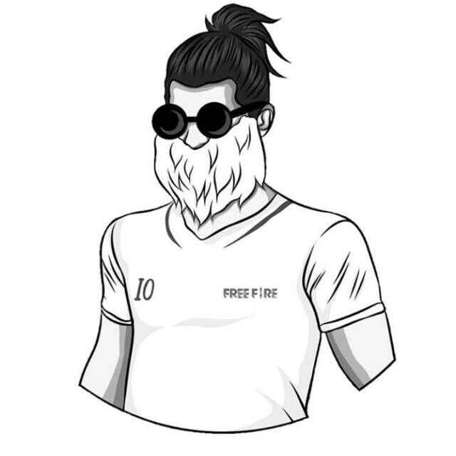Desenho de Free Fire Desenho Colorir Imprimir 01
