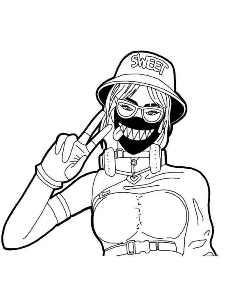 Desenho de Free Fire Desenho Colorir Imprimir 07