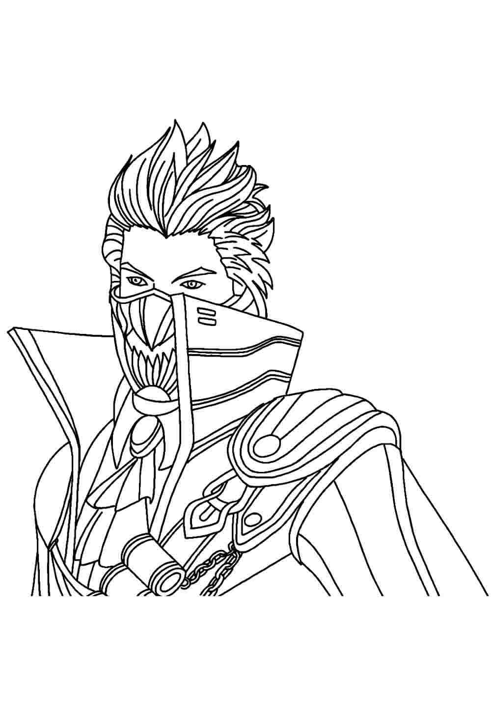 Desenho de Free Fire Desenho Colorir Imprimir 12