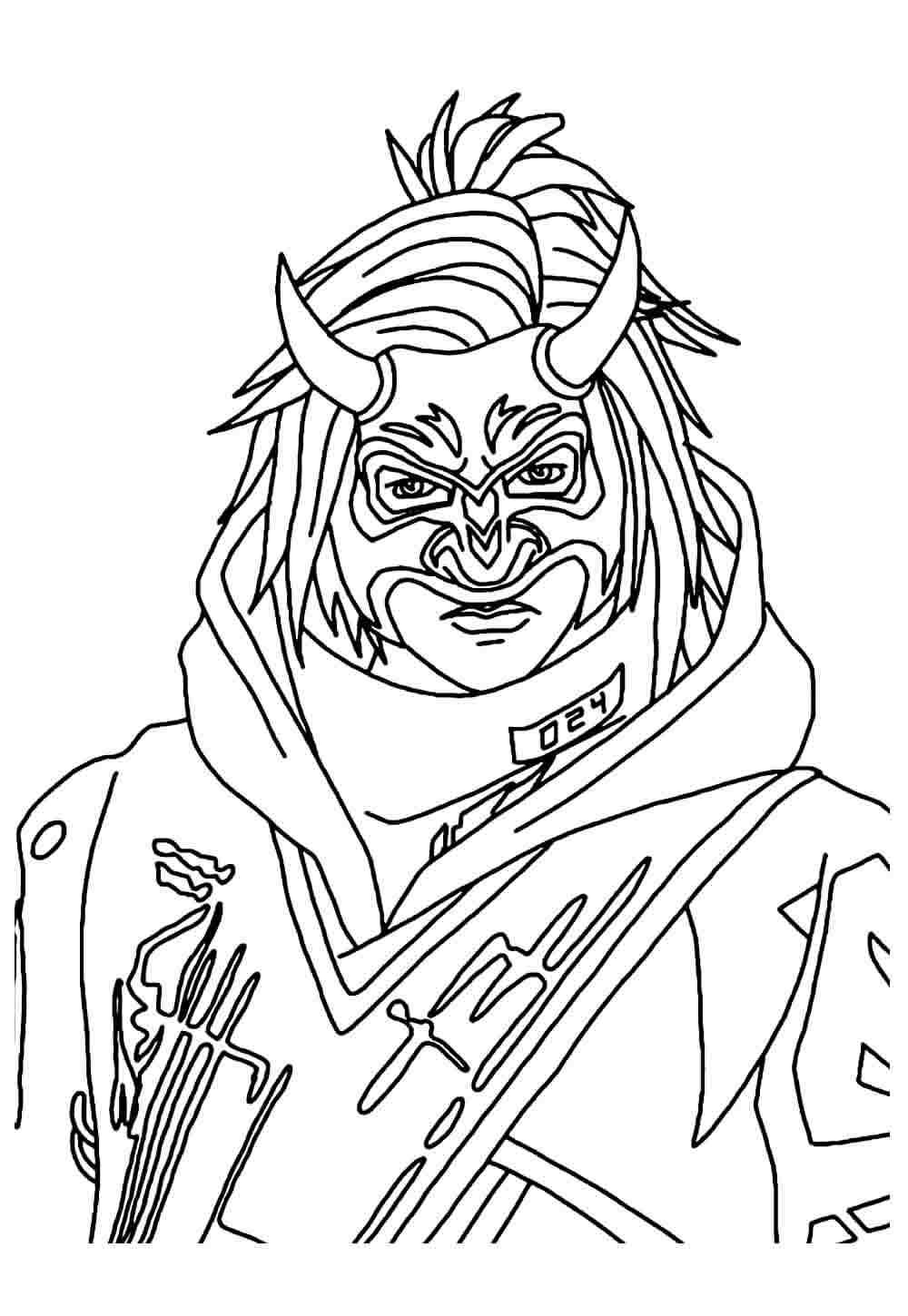 Desenho de Free Fire Desenho Colorir Imprimir 13