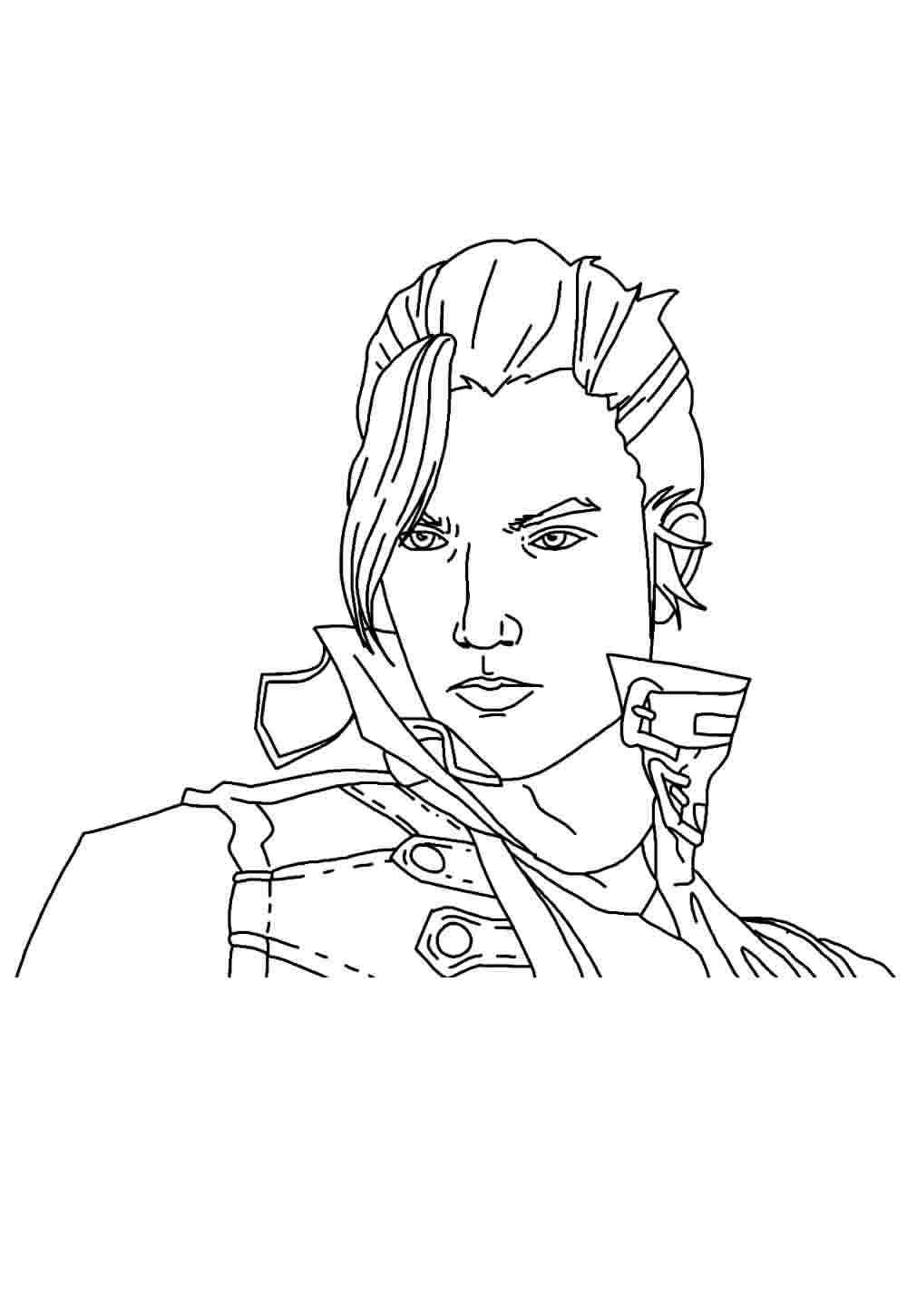 Desenho de Free Fire Desenho Colorir Imprimir 15