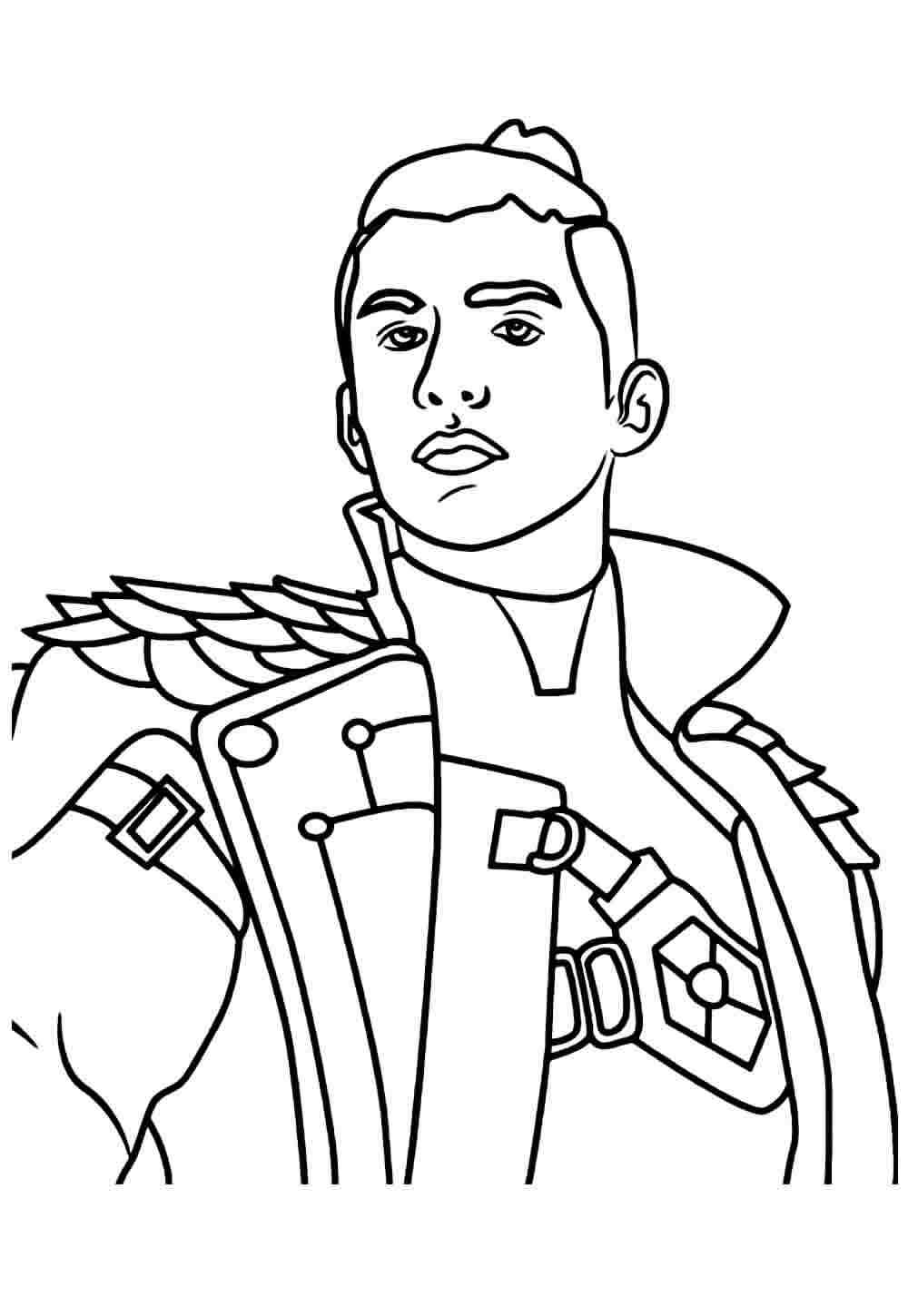 Desenho de Free Fire Desenho Colorir Imprimir 16